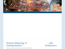 Tablet Screenshot of destinydreamz.com